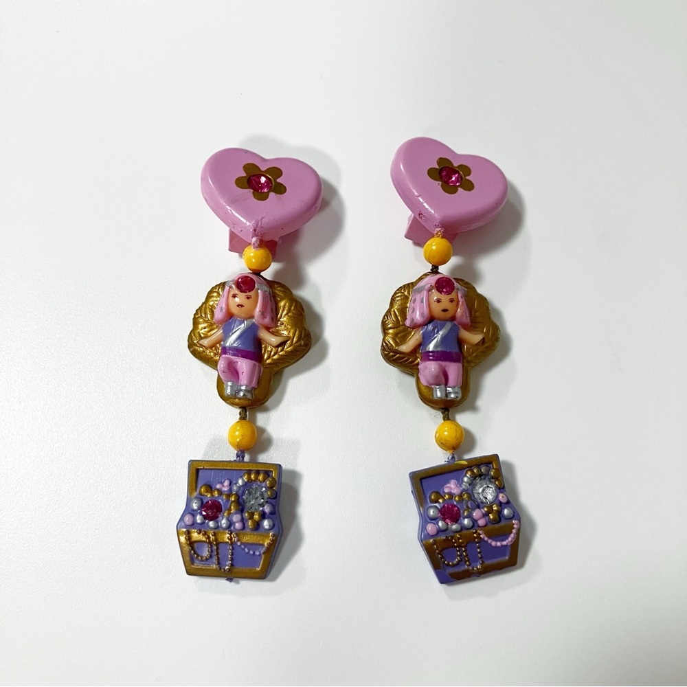 🌸 Polly Pocket | 1992 Princess Yasmin Dangly Earrings